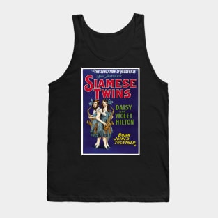 Siamese Twins, 1931. Vintage Poster Tank Top